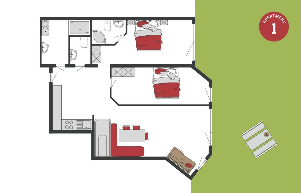 Peil Highend-Basic Apartments San Candido Ruang foto